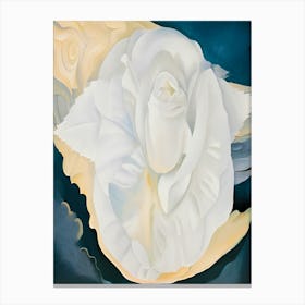 Georgia O'Keeffe - White Calico Rose, 1930.A Canvas Print