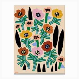 Flower Dance Canvas Print