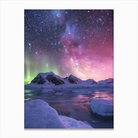 Arctic Night Sky 1 Canvas Print