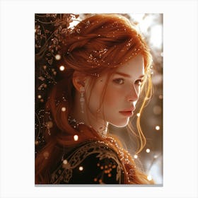 Red Haired Girl 3 Canvas Print