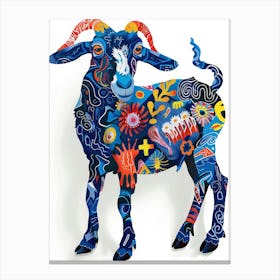 Goat Illustration 3 Canvas Print