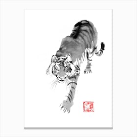 Tiger Walking 02 Canvas Print