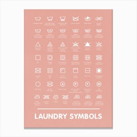 Bohemian Guide To Laundry Care Canvas Print