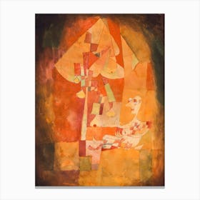 The Man Under The Pear Tree, Paul Klee Canvas Print