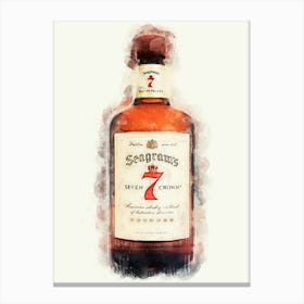 Seagram’S 7 Crown American Whiskey 1 Canvas Print