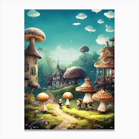 Magic Mushrooms Canvas Print