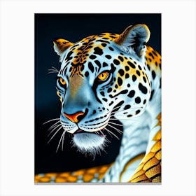 Wild Animal Creative Portrait 16 Canvas Print