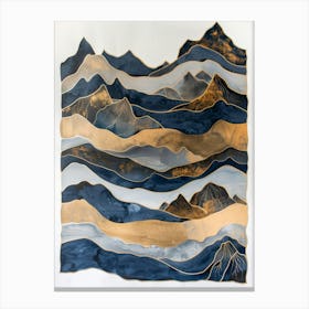 Mountain Ranges Canvas Print