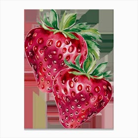 Strawberry Png Canvas Print