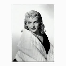 Jane Russell Film Still From The Fuzzy Pink Nightgown Canvas Print