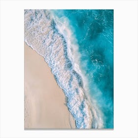 Aerial View Of A Beach 104 Canvas Print