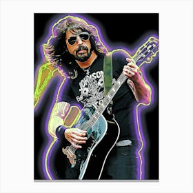 Dave Ghrol Perform Canvas Print