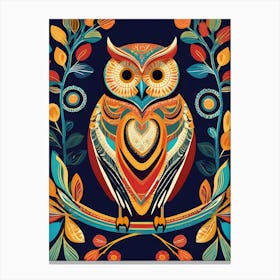 Owl Painting, 1477 Canvas Print