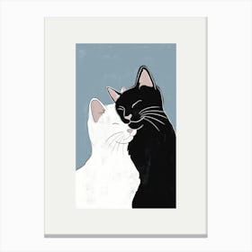 Cat Love Canvas Print