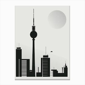 Berlin Minimalist Canvas Print