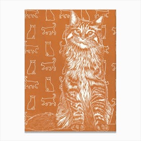 Ginger Cat Canvas Print