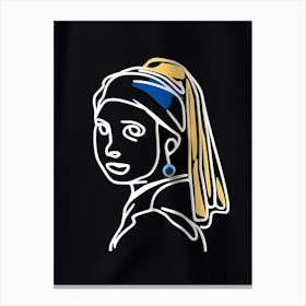 Girl With Pearl Earring Canvas Print