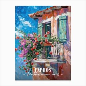 Mediterranean Views Paphos 1 Canvas Print