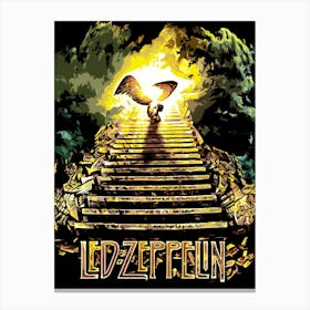 Led Zeppelin band music - Stairway To Heaven Canvas Print