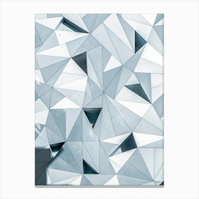 Abstract Triangles Canvas Print