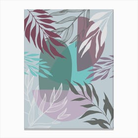 Abstract Leaves 7 Canvas Print