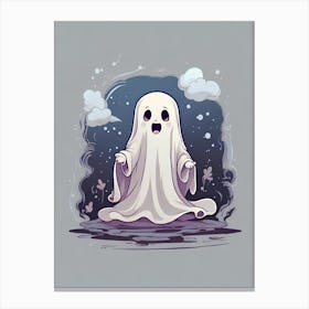 Ghost In The Water Canvas Print