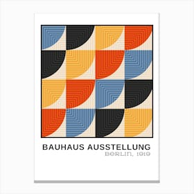 Bauhaus Orange Exhibition 18 Canvas Print