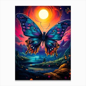 Butterfly In The Sky Canvas Print