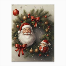 Christmas Santa 1 Canvas Print