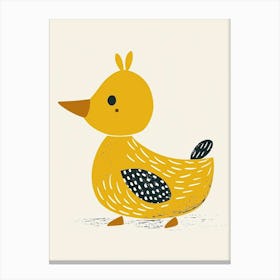 Yellow Duck 1 Canvas Print