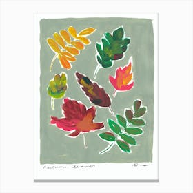 Autumn leaves Canvas Print