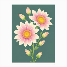 Daisy Flower Canvas Print