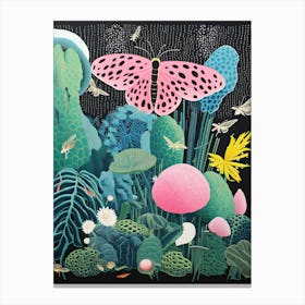 Butterfly Garden | Inspired by Yayoi Kusama Canvas Print