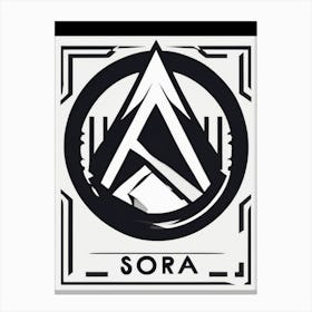 Sora company Logo Canvas Print