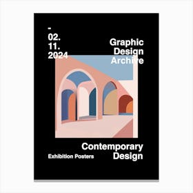 Graphic Design Archive Poster 10 Canvas Print