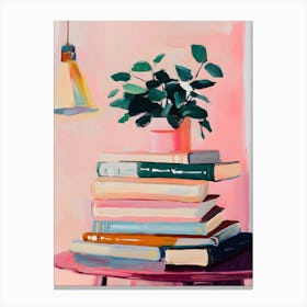 Stack Of Books Canvas Print