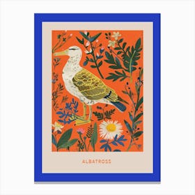 Spring Birds Poster Albatross 1 Canvas Print