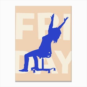 It's Friday Office Canvas Print