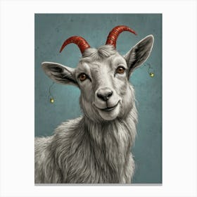 Goat Print Canvas Print