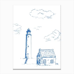 Toile Lighthouse Canvas Print
