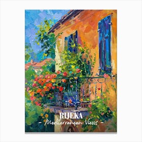 Mediterranean Views Rijeka 4 Canvas Print