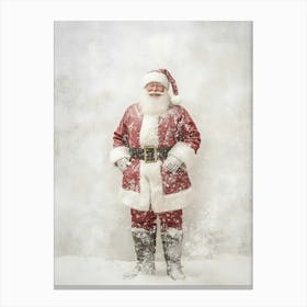 Santa Claus In The Snow 9 Canvas Print