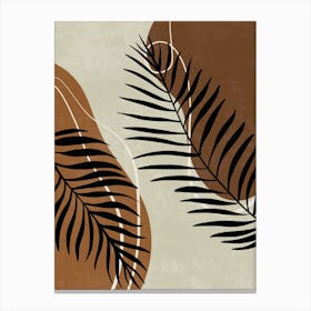 Palm Leaves Canvas Print 1 Canvas Print