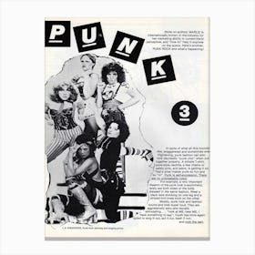 If You Compare Punk Makeup To Star Wars Characters Punk Guide From 1977 Canvas Print