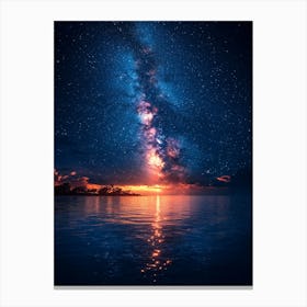 Milky Over The Ocean 1 Canvas Print