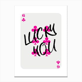 Lucky You 19 Canvas Print