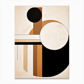 Rosenheim Rhythm, Geometric Bauhaus Canvas Print