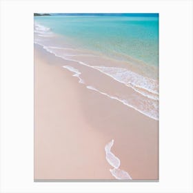 Whitehaven Beach, Australia Pink Photography Canvas Print