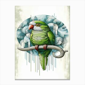 Starbuck Parrot Canvas Print Canvas Print