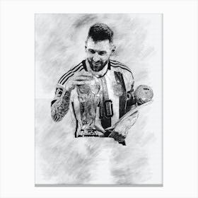 Lionel Messi 2 Canvas Print